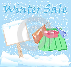 Winter Fashion Sale Stickers