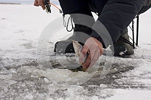 Winter fishing