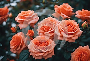 winter floribundroses blooming ornamental showy fragranced spicy vermilion garden auburn adding splash which tones orange