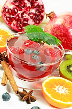 Winter fruit tea