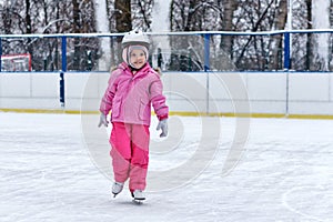 Winter fun child