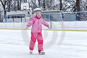 Winter fun child