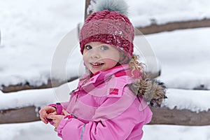 Winter fun child