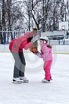 Winter fun family