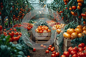 Winter garden harvest Abundant crops and joyous gardening moments captured