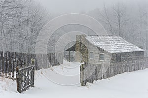 Winter, Gibbons farm, Hensley Settlement photo