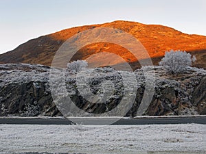 Winter at Glen Garry, Scotland