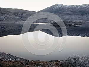 Winter at Glen Garry, Scotland