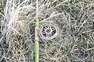 winter grass fishing rod