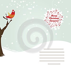 Winter Greeting Card