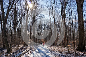 Winter Hike at Crawford Lake