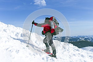 Winter hiking.