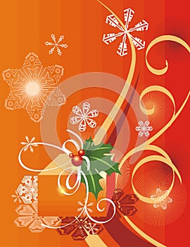 Winter holiday background