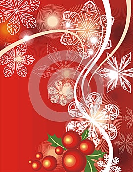 Winter holiday background