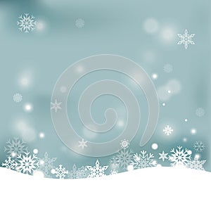 winter holiday greeting card, winter background