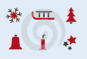 Winter and Holiday Icon-Set #1