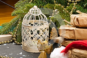 Winter holidays decorations