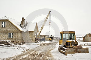 Winter house building