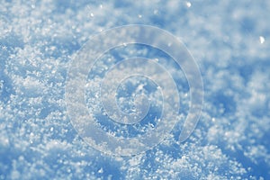 Winter ice frost, frozen background. frosted window glass texture. Cold cool icicles background. Winter wonderland scene.