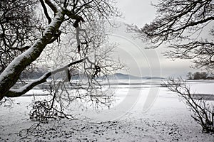 Winter ice - Lake District - England
