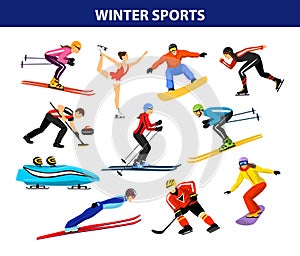 Winter Ice Snow Sports Set