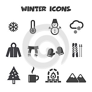 Winter icons