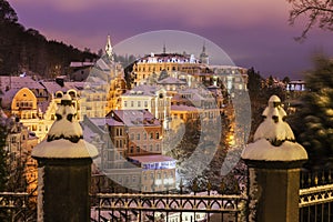 Winter in Karlovy Vary