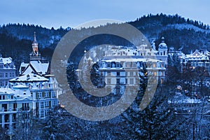 Winter in Karlovy Vary