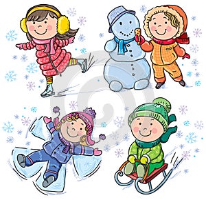 Winter kids