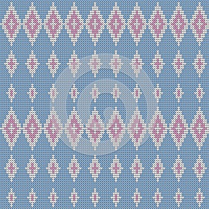 Winter knit texture pattern. Seamless vector illustration for Christmas, New Year, winter design.