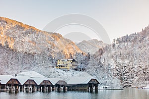 Winter koenigssee bayern alps