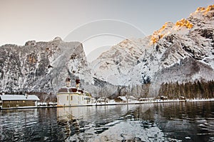 Winter koenigssee bayern alps