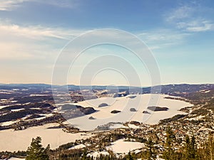 Winter Kongens Utsikt Kings View, Norway photo