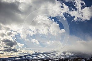 Winter in La Cerdanya, Pyrenees, Spain