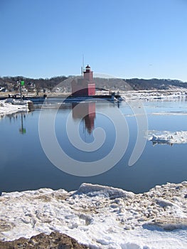 Winter Lake Lighthouse