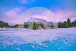 Winter Landscape At Cascade Ponds