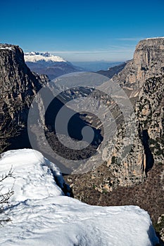 Winter landscape in Greece