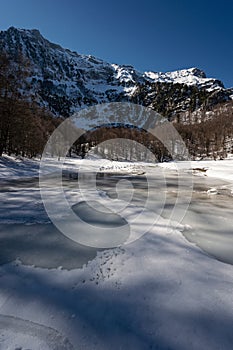 Winter landscape in Greece