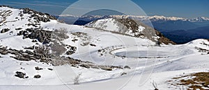 Winter landscape in Greece