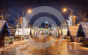 Winter landscape in Iasi photo