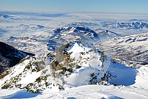 Winter landscape in Maramures