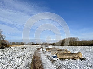 Winter landscape at the Mayor Rasterhoffpark photo