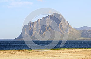 Winter Landscape of Monte Cofano, Trapani photo