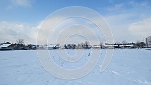 Winter landscape in my city