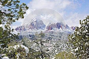 Winter landscape near Sedona photo