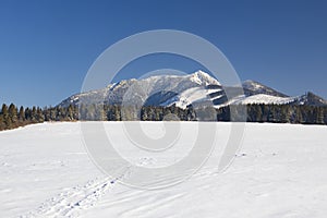 winter landscape nearby Oravice, Western Tatras (Rohace), Slovakia