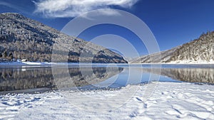 Winter landscape at Poiana Marului in Caras Severin