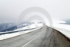 Winter landscape at Ranca