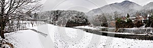 Winter landscape, Shirakawago