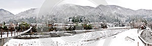 Winter landscape, Shirakawago